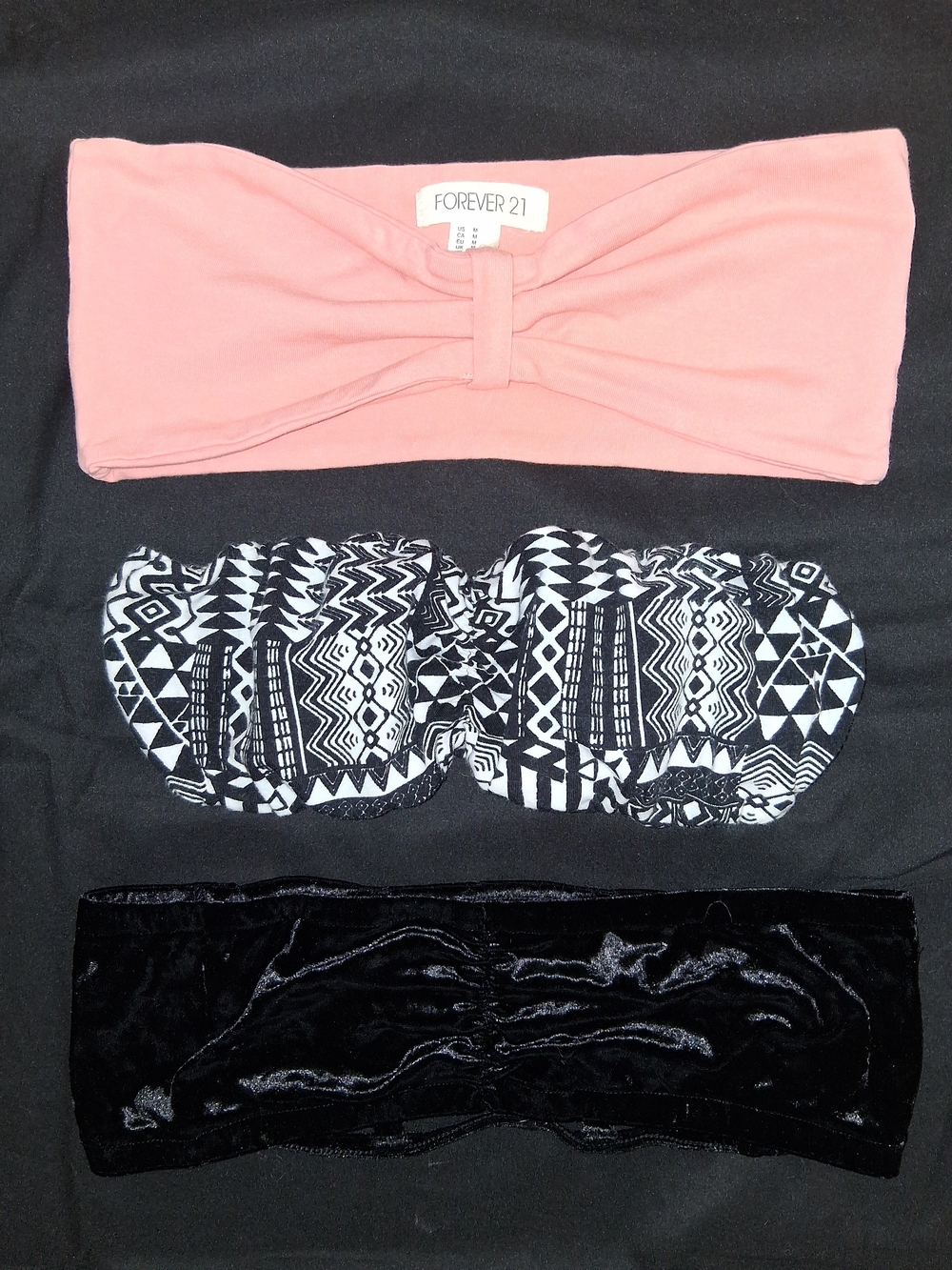 Forever 21 Bandeau Set Of 3